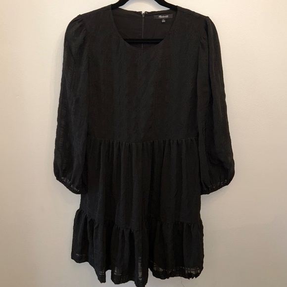 Madewell Dresses & Skirts - Madewell Black Boho Tiered Dress